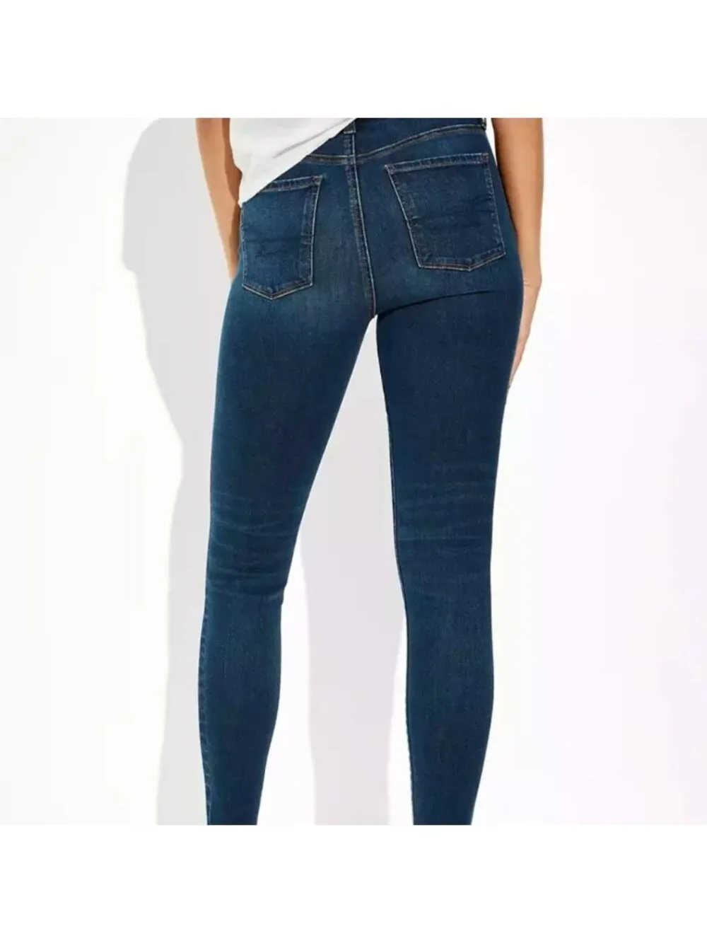American eagle stretch skinny jeans 4 short